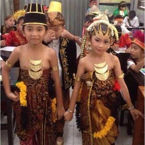 Seragam Baju Anak Adat Jawa Dodot / Baju Pengantin Dodot Anak Adat Jawa
