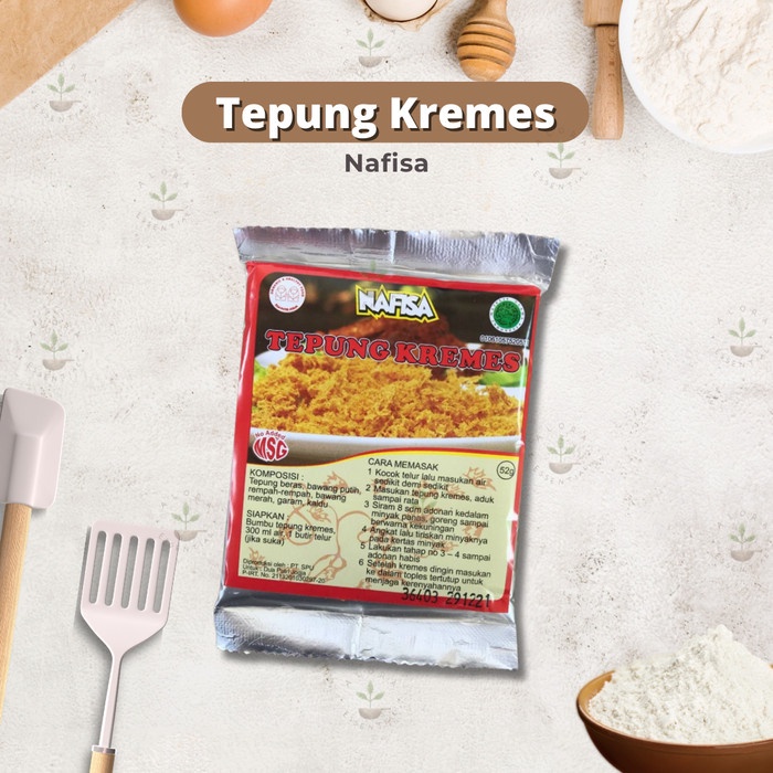 

VH880 Nafisa Bumbu Instan Tepung Kremes 52gr - Bumbu Tepung Kremes Nafisa TERBARU
