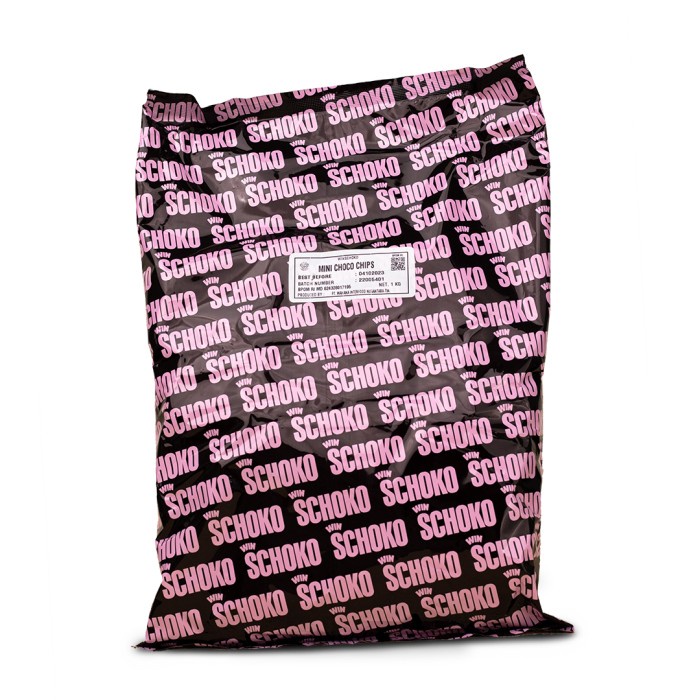 

Lezat- SCHOKO Compound Mini Choco Chips - 1 Kg / Coklat Chip Mini