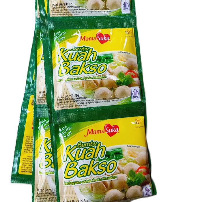 

OZ485 Bumbu Kuah Bakso Mama Suka 6pcsx8gr - Pembelian Instan GRATIS ONGKIR