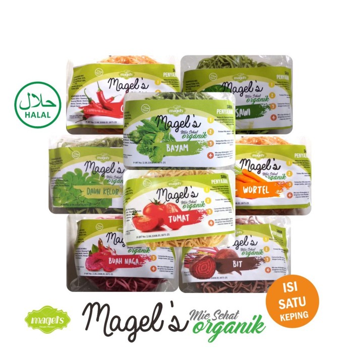 

XU935 Magels Mie Organik Goreng Sayur Dengan Bumbu Mie Instan Sehat Alamie SALE