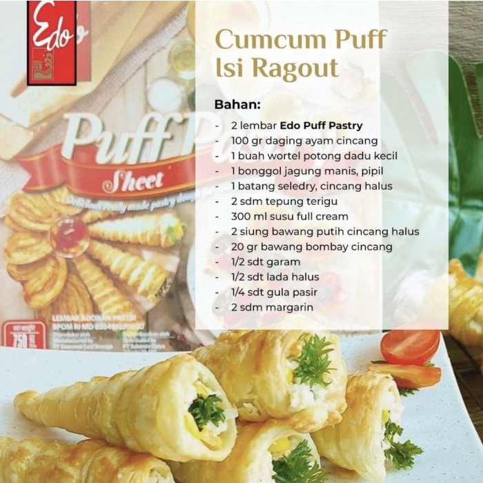 

Lezat- EDO puff pastry sheet