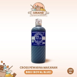 

Lezat- Cross Royal Blue 450ML pewarna makanan biru tua