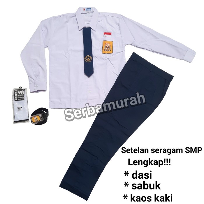 setelan seragam sekolah smp laki-laki baju seragam sekolah smp laki