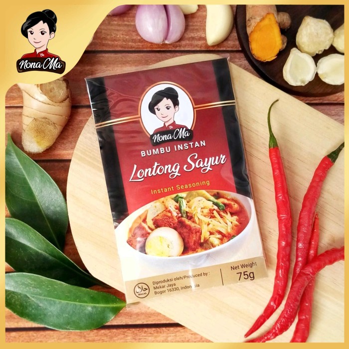 

GV750 Bumbu Instan Lontong Sayur Nona Ma Tanpa MSG Tanpa Pengawet STOK TERBATAS