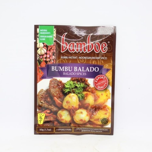 

HL945 BAMBOE Balado Bumbu Masak Instan 50gr [8992735248692] CUCI GUDANG
