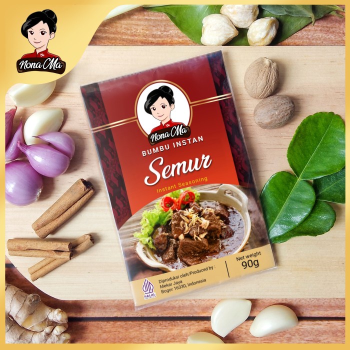 

HL773 Bumbu instan SEMUR Nona Ma Siap pakai Tanpa Msg Tanpa pengawet Rendah garam PROMO