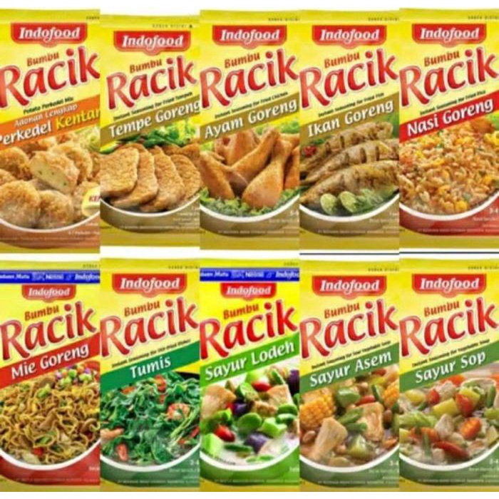 

IS475 BUMBU RACIK INSTAN INDOFOOD VARIAN RASA MASAKAN CUCI GUDANG