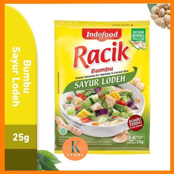 

FH430 BUMBU RACIK INSTAN INDOFOOD SAYUR LODEH GRATIS ONGKIR