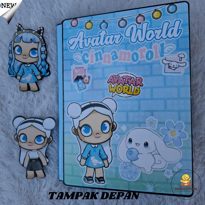 PREMIUM Paper Doll Avatar World Cinnamorol Terbaru Mainan Edukasi Premium Busy Quite Book Buku