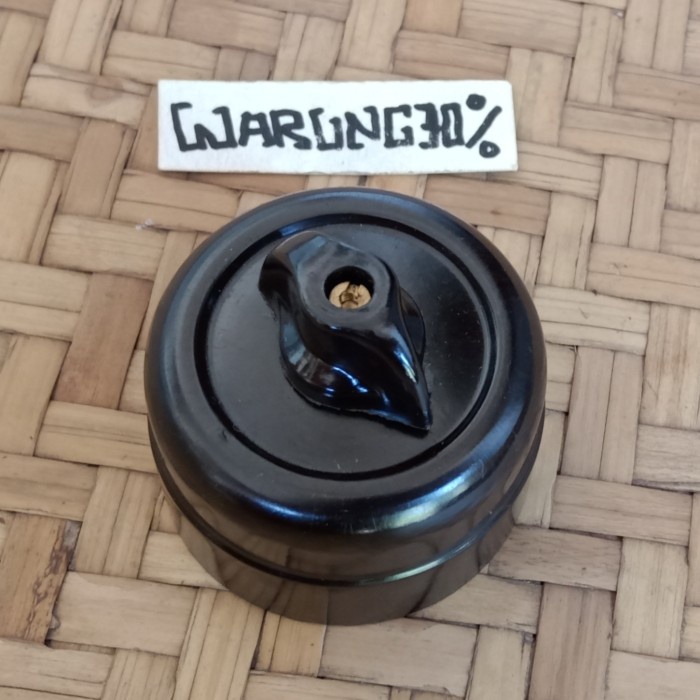 PREMIUM Saklar lampu listrik rumah tua model putar antik jadul vintage kuno
