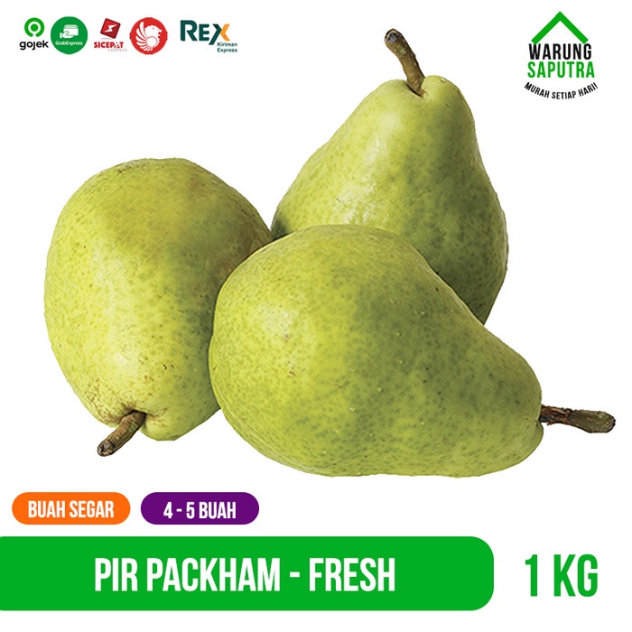 

Lezat- Buah Pir Pakam / Pear Packham Segar Manis 1 kg
