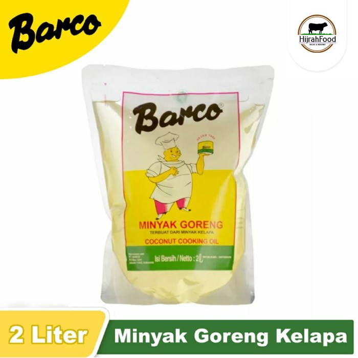 

Lezat- BARCO Minyak Goreng Kelapa Sehat Coconut Cooking Oil - Pouch 2 Liter