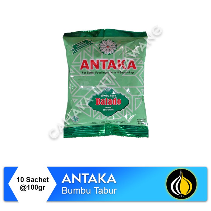 

Lezat- Antaka Bumbu Tabur - Renceng (10 Sachet / 1KG)