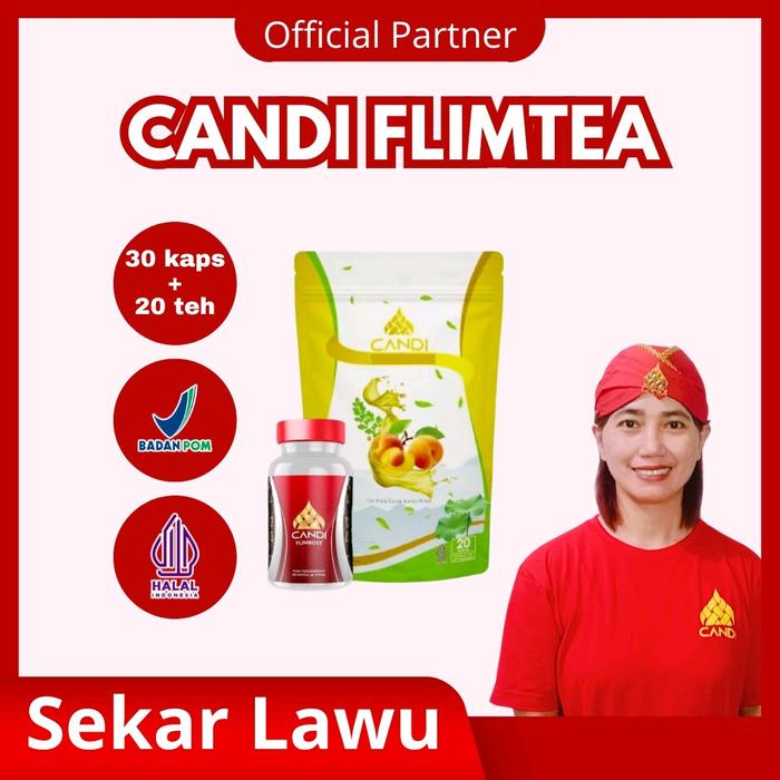

Paket Teh Candi Rasa Buah Persik dan Flimbost Isi 30