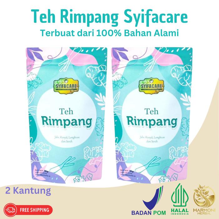 

Teh Rimpang Syifacare Original- Teh Celup Herbal Alami Herb Tea