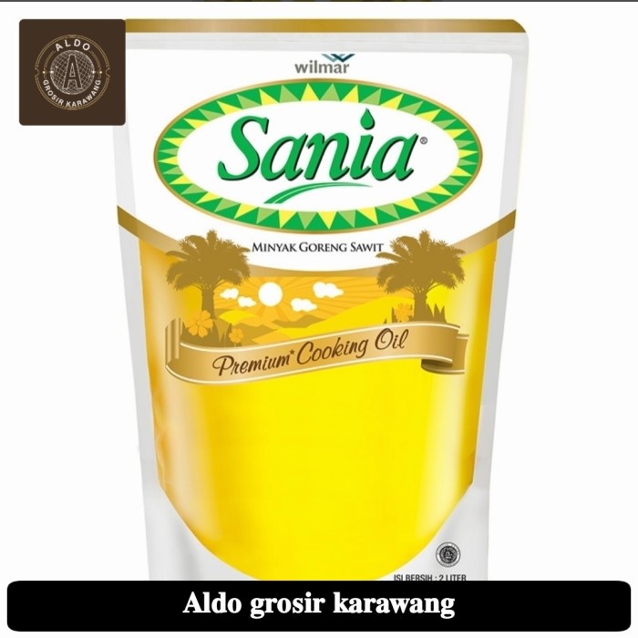 

Lezat- sania minyak goreng 2 liter (sania 2L /1 pouch)