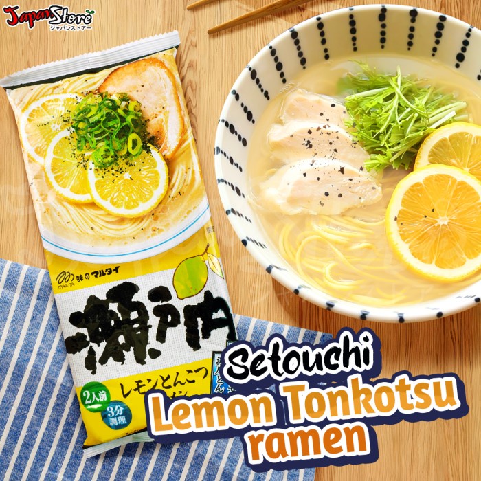 

Marutai Setouchi Style Lemon Pork Broth Ramen [2 Porsi]