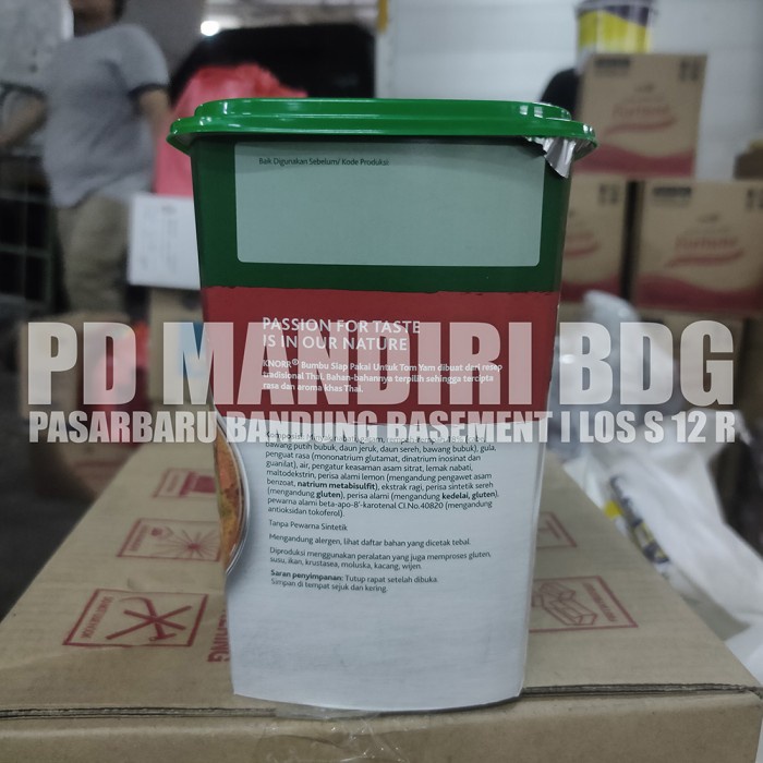 

Lezat- KNORR TOM YAM PASTE 1,5Kg / Bumbu Tom Yam / Tom Yam Paste / Saus