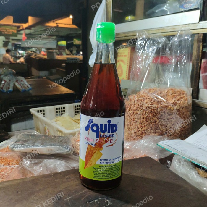 

Lezat- SQUID BRAND fish sause 725ml/kecap ikan import Thailand