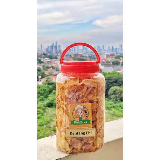

Kripik Ebi Kentang/Kripik kentang /Cemilan kripik ebi ketang pins snac