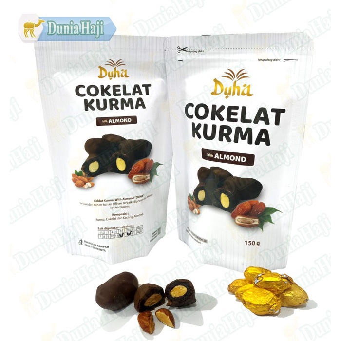 

Cokelat Kurma 150gr Isi Almond Lapis Coklat Chocolate Dates With Almon