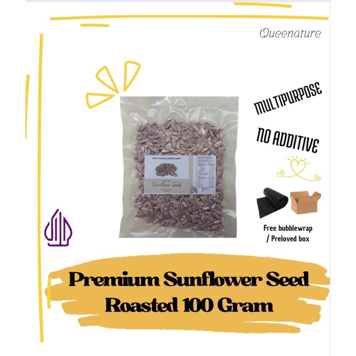 

Sunflower seed / Biji bunga matahari kupas - Roasted