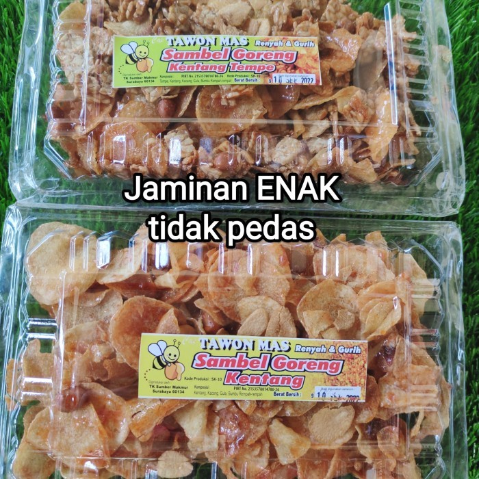 

(GoodSeller) Sambel Goreng kentang dan Sambel goreng kentang tempe 300gram p