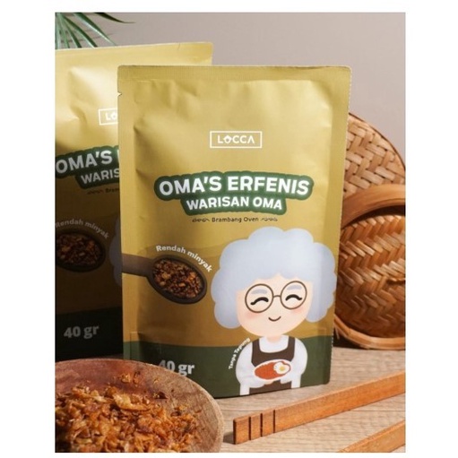 

Locca Bawang Merah Goreng Oma's Efernis Brambang Oven Bawang Putih Oven - Snack Anak - MPASI Anak