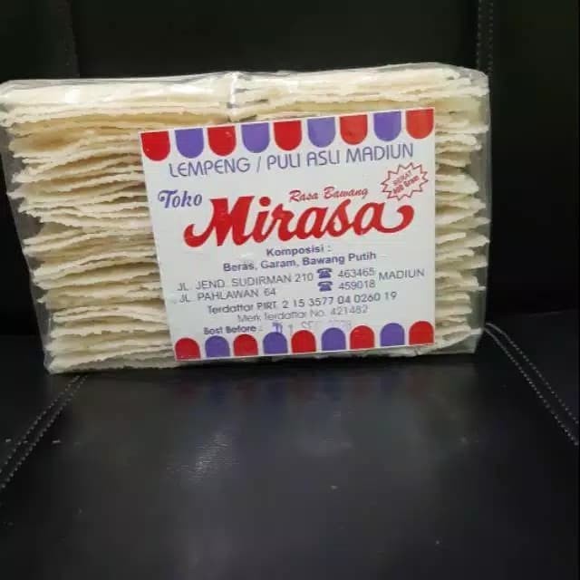 

(GoodSeller) Krupuk Lempeng Puli Mirasa Asli Madiun