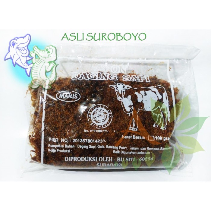 

(GoodSeller) ASLI SURABAYA !!! ABON SAPI - MANIS 100GRAM