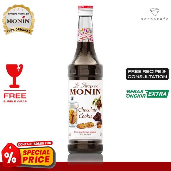 

Monin Syrup Chocolate Cookies (700 ml)