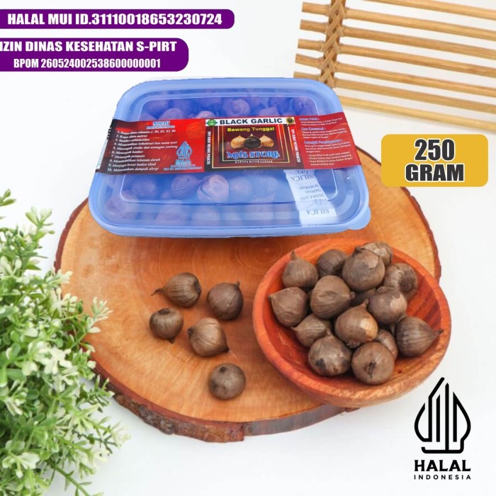 

Lezat- BAWANG LANANG HITAM- BAWANG PUTIH HITAM TUNGGAL-BLACK GARLIC