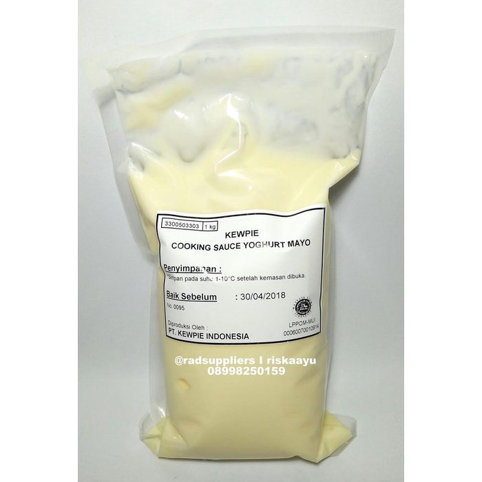 

Lezat- Kewpie Cooking Sauce Yoghurt Mayo 1kg, Best Product Mayo Kewpie..