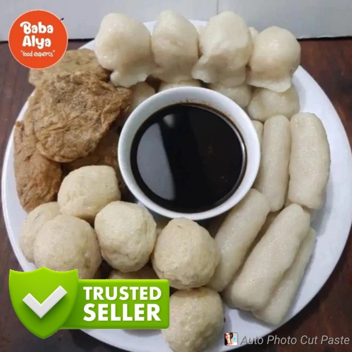 

Pempek Palembang Kecil Paket Campur isi 20 pcs + Cuko