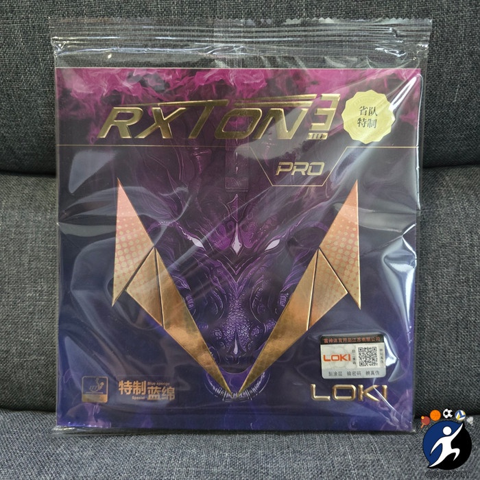 Karet Pingpong Loki Rxton 3 Pro Blue Sponge