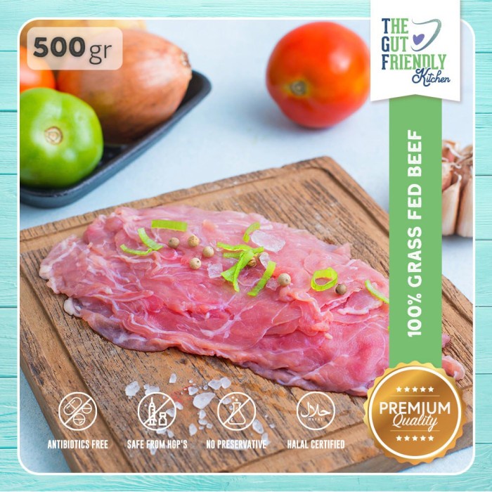

Lezat- 100% GRASSFED PREMIUM Veal Slice (sapi muda) NZ 500 gr