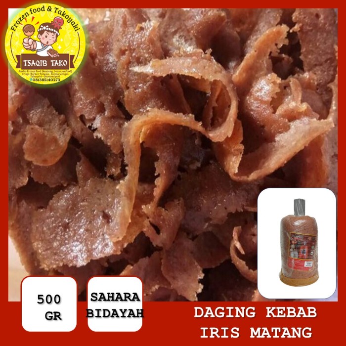 

Lezat- Promo Daging Kebab Sahara Slice Iris Siap Saji 500 grm - MATANG