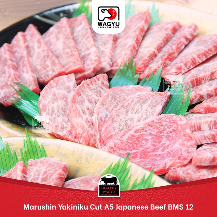 

Lezat- Marushin Yakiniku Cut A5 Japanese Beef BMS 12