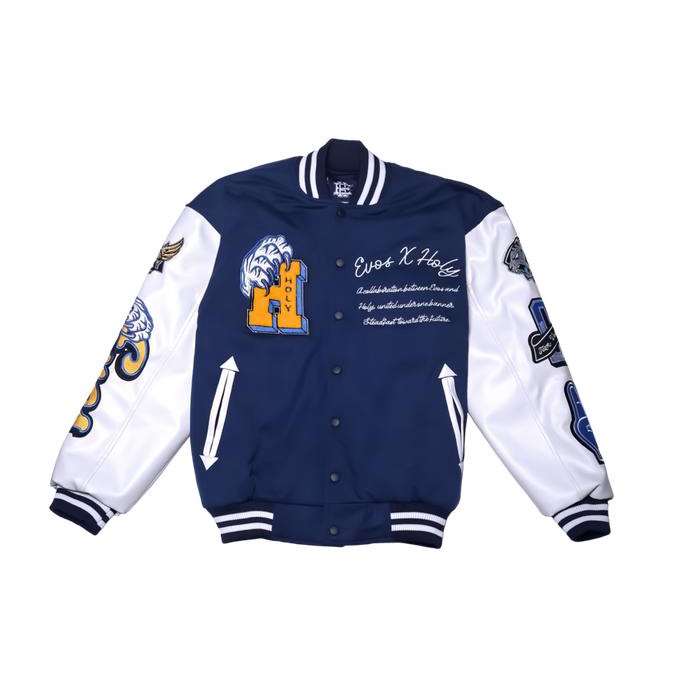 EVOS X HOLY VARSITY JACKET