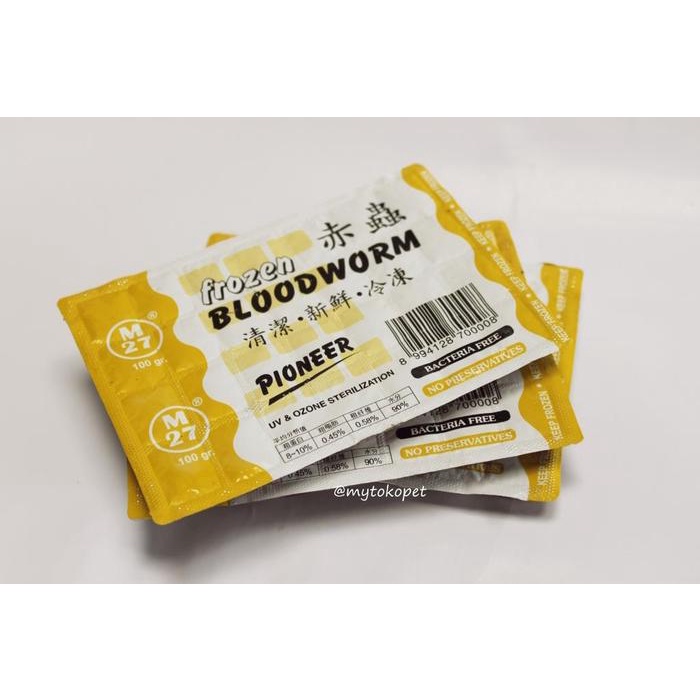 Frozen Bloodworm Pioneer - Cacing Beku