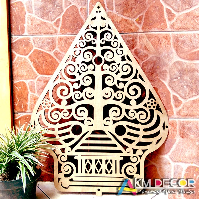 TERLENGKAP HIASAN DINDING GUNUNGAN WAYANG. DEKORASI HIASAN DINDING DARI KAYU
