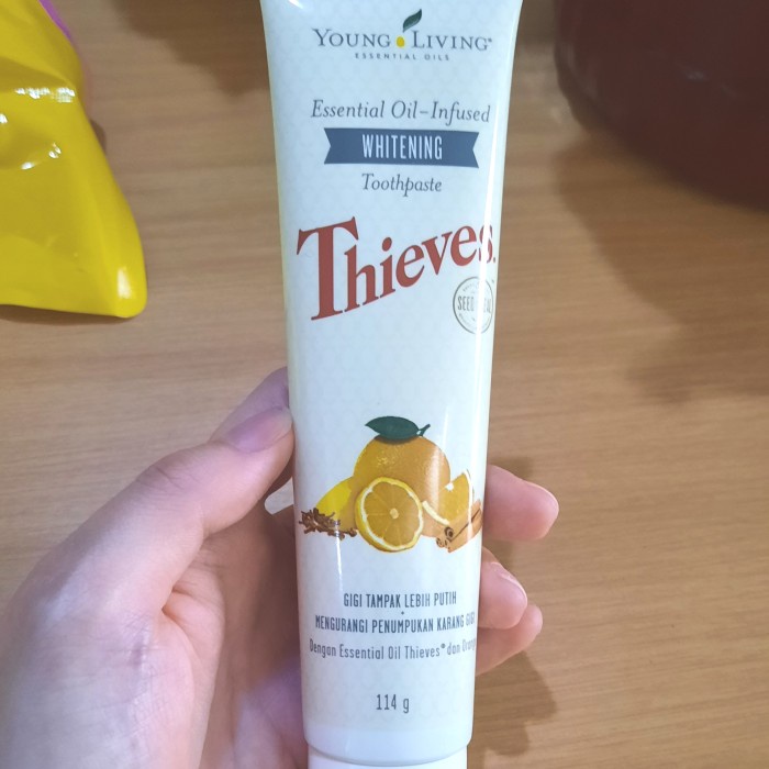 Thieves whitening toothpaste