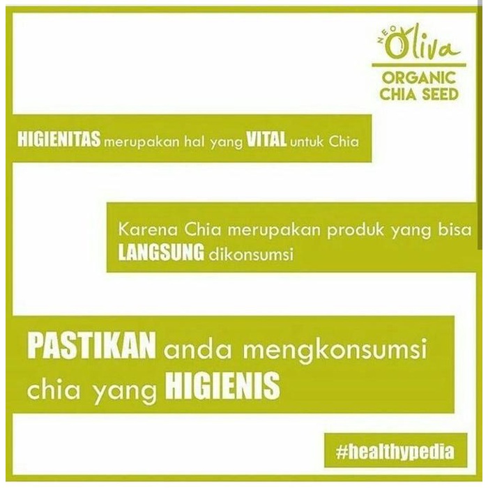 

[dch] - BPOM Neo Oliva Organic Chia Seeds MEXICO 1000gr