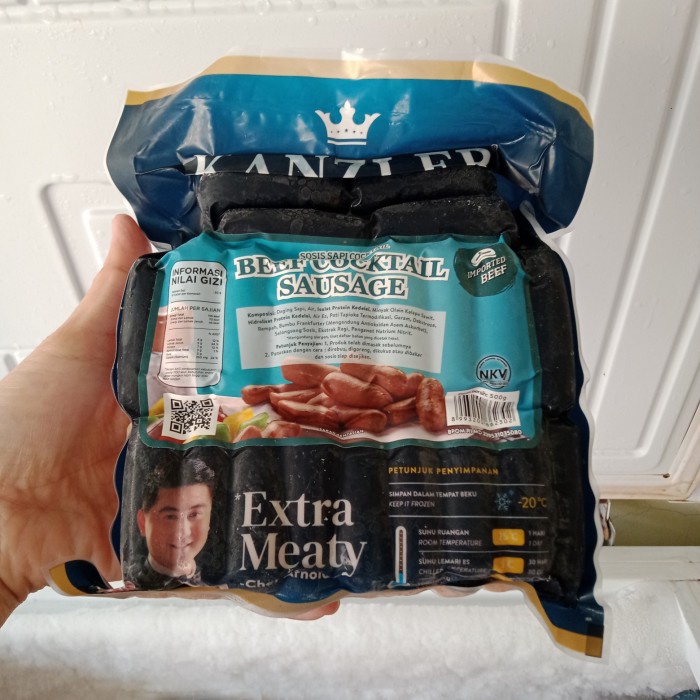 

Lezat- Kanzler Beef Cocktail Sausage uk 500 gr