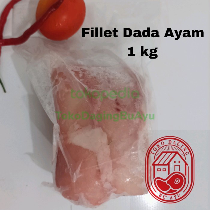 

Lezat- Daging Fillet Dada Ayam Boneless Tanpa Kulit @2 kg (harga per 1 kg)