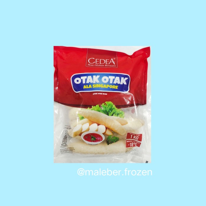 

Lezat- cedea otak otak singapore 1 kg