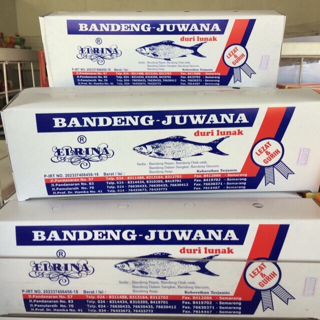 

New 1Kg Bandeng Presto Elrina Asli Semarang (Vacuum Basah) Original
