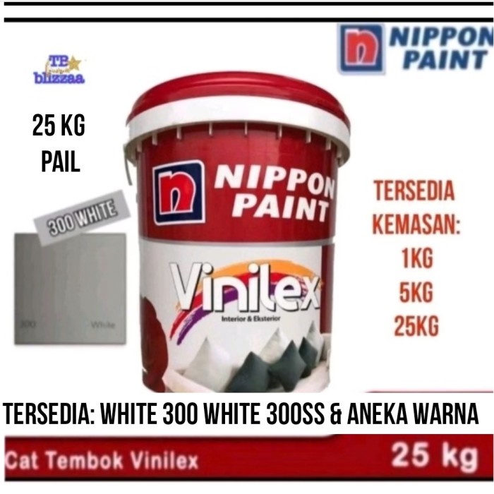 Vinilex 25kg Pail Vinilex White 300 White 300SS Vinilex 5000 Vinilex kembang Putih Warna Vinilex