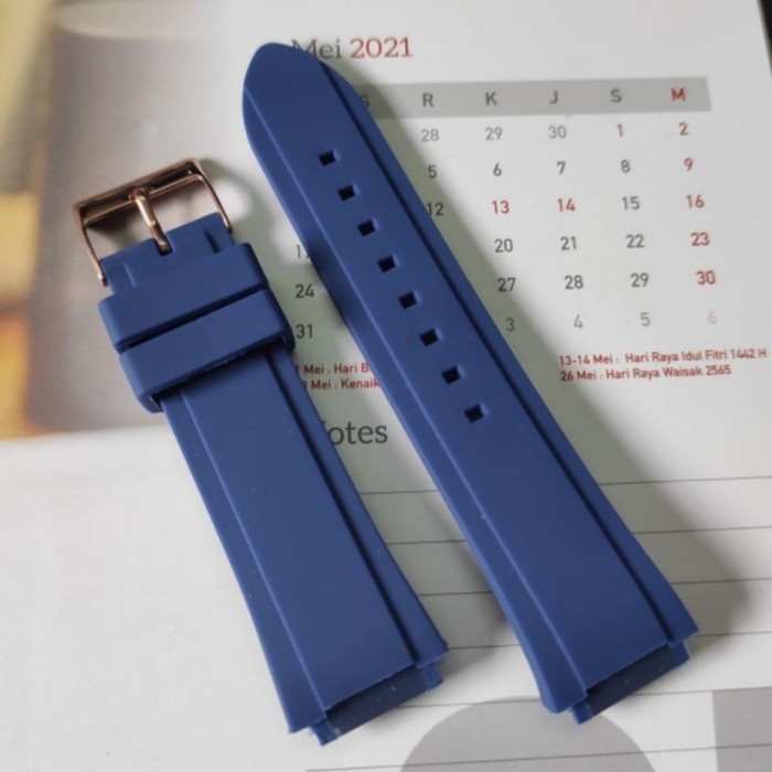 Strap Tali Karet Guess Jam Tangan Wanita - Biru